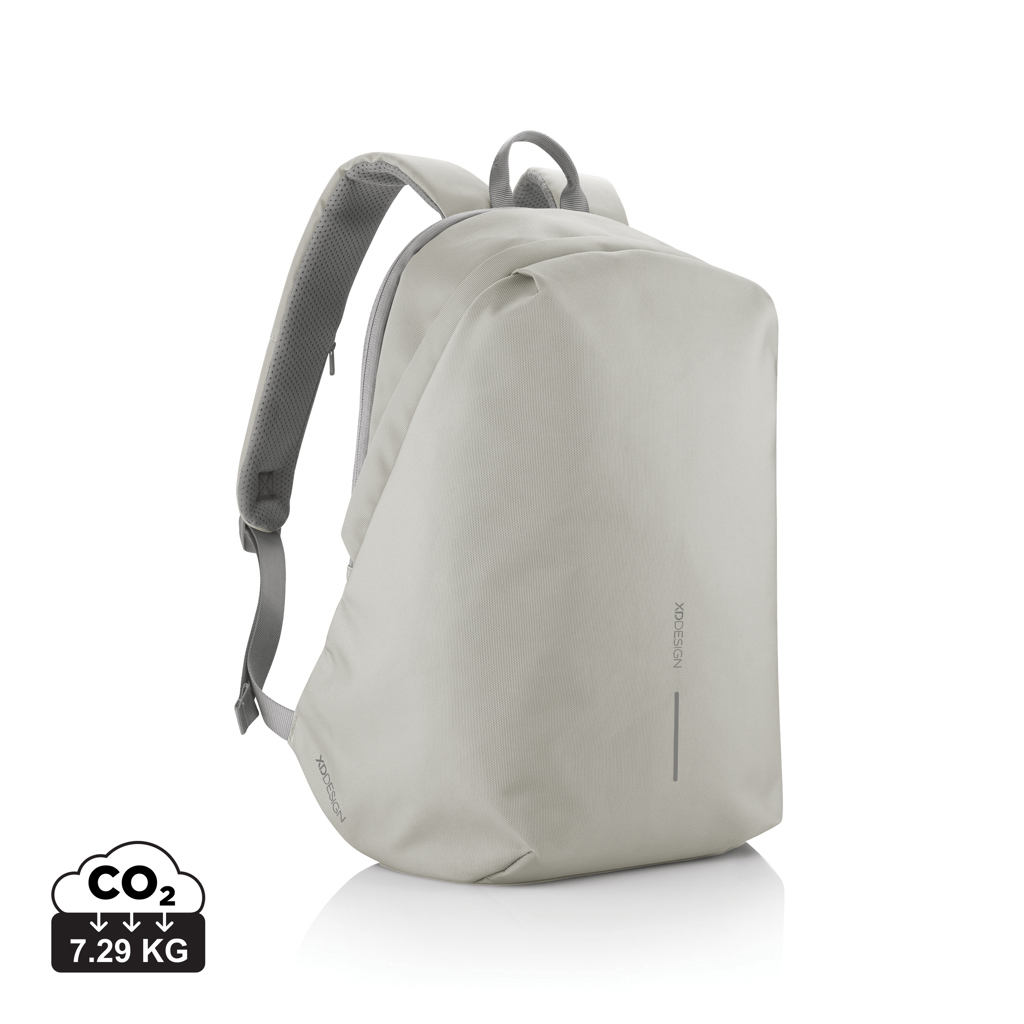 Sac à&nbsp;dos antivol personnalisé Bobby Soft Gris et Gris